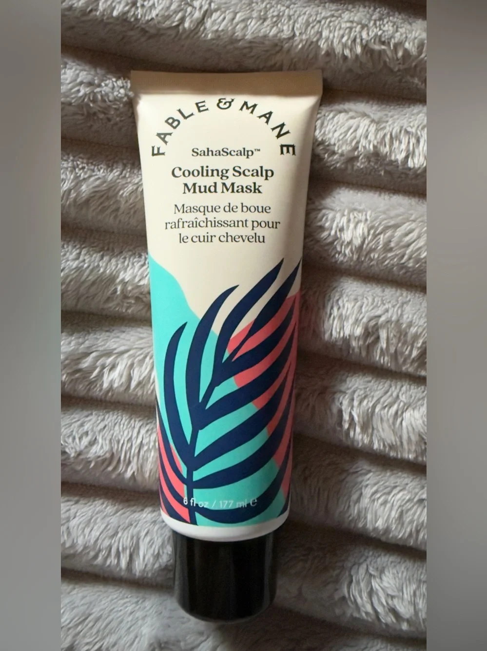 Cooling Scalp Mud Mask - Teal & Navy - Picture 1 of 5